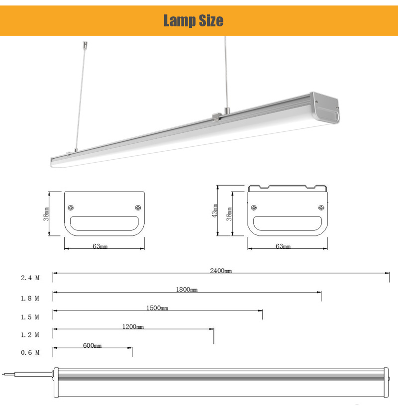 office school shop LED Linear Light A solar light manufacturer sinostar lighting (5)